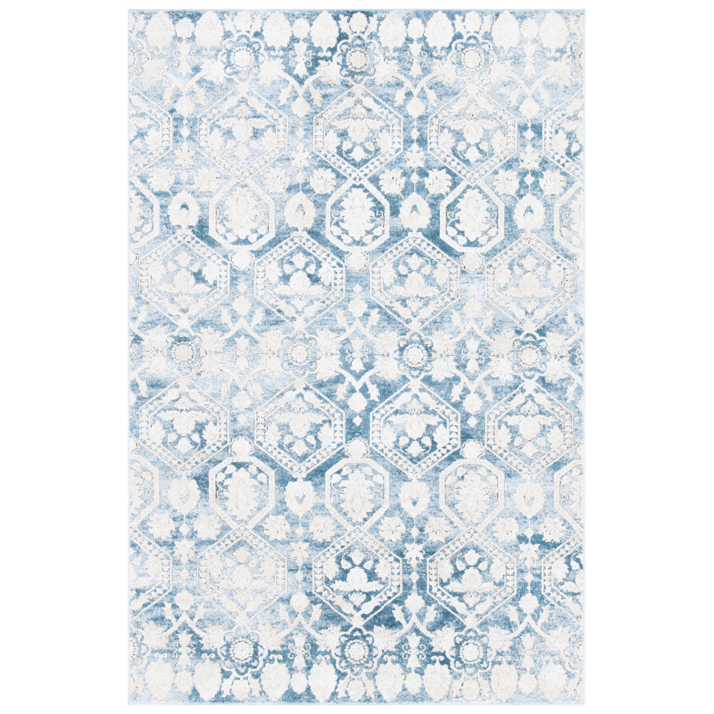 SAFAVIEH Palermo Collection PLM846T Blue / Beige Rug Image 2