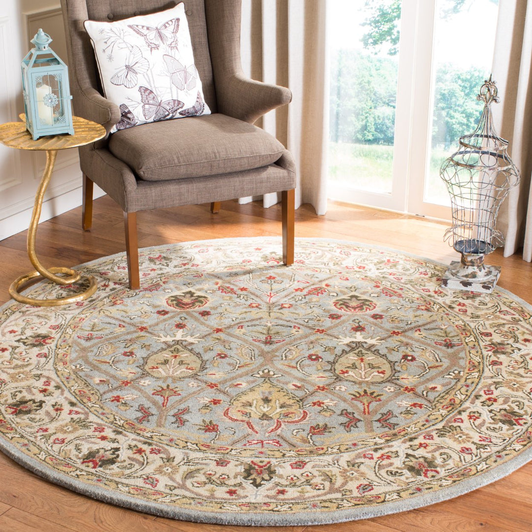 SAFAVIEH Persian Legend PL819L Handmade Grey / Ivory Rug Image 8