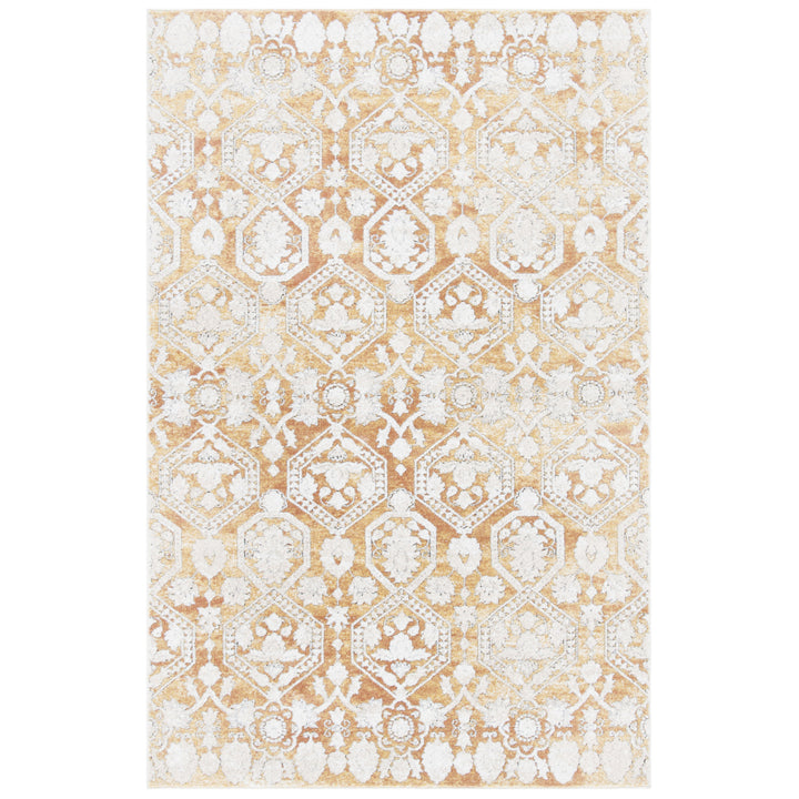 SAFAVIEH Palermo Collection PLM846G Gold / Beige Rug Image 1