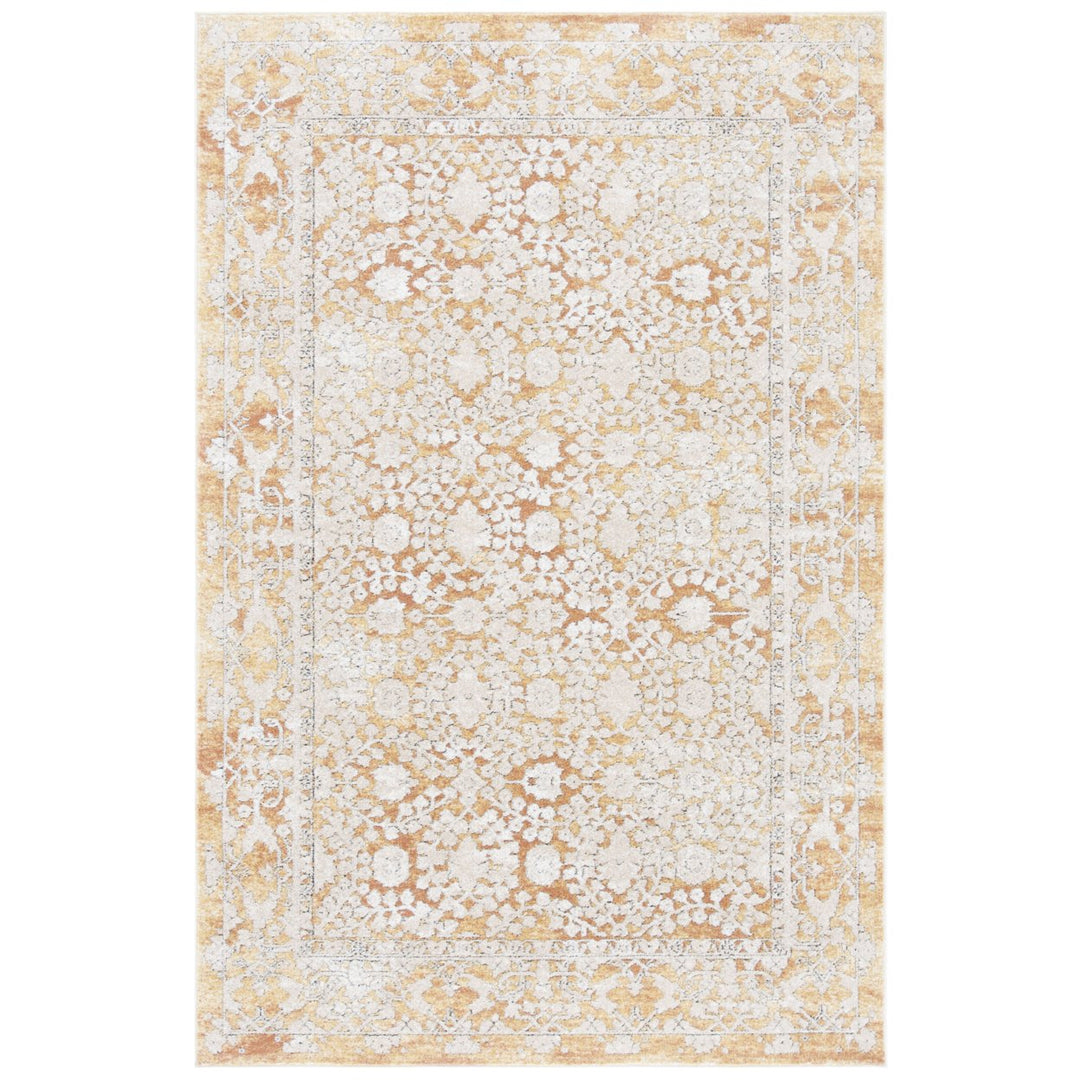 SAFAVIEH Palermo Collection PLM850G Gold / Beige Rug Image 8