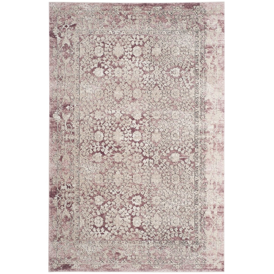 SAFAVIEH Palermo Collection PLM850R Rose / Beige Rug Image 1