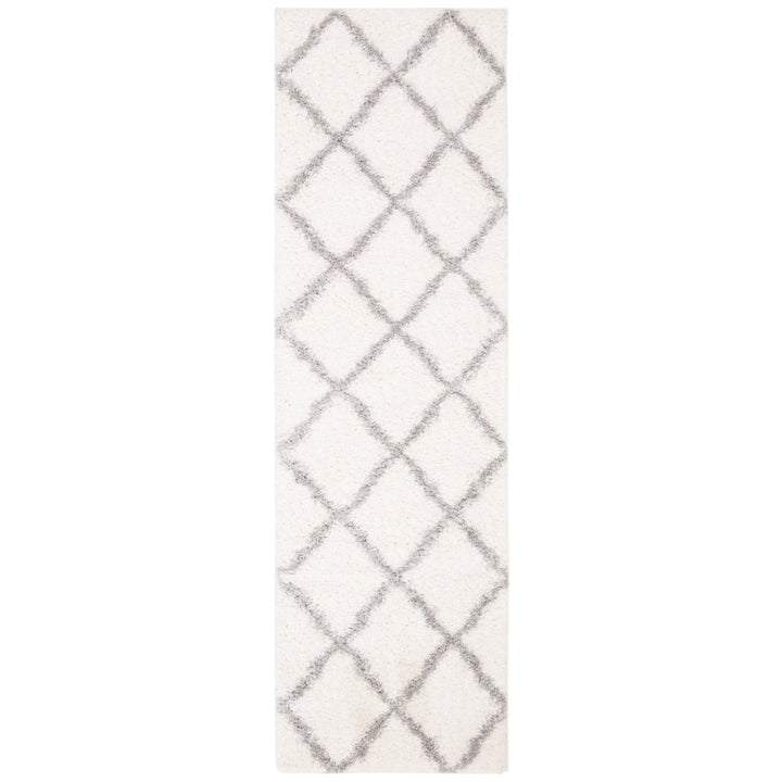 SAFAVIEH Parma Shag Collection PMA521A Cream / Grey Rug Image 1