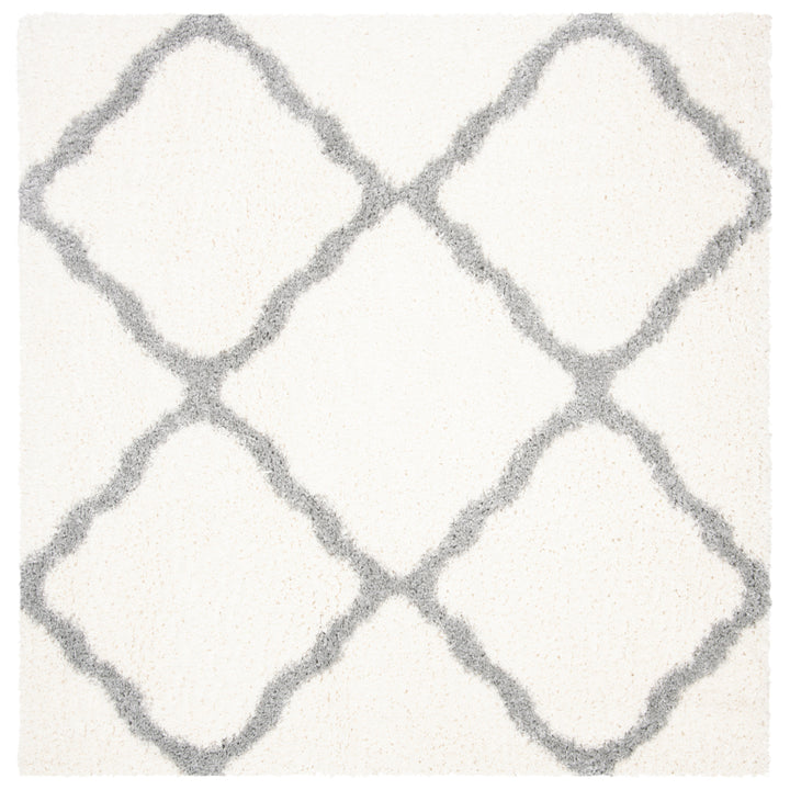 SAFAVIEH Parma Shag Collection PMA521A Cream / Grey Rug Image 6