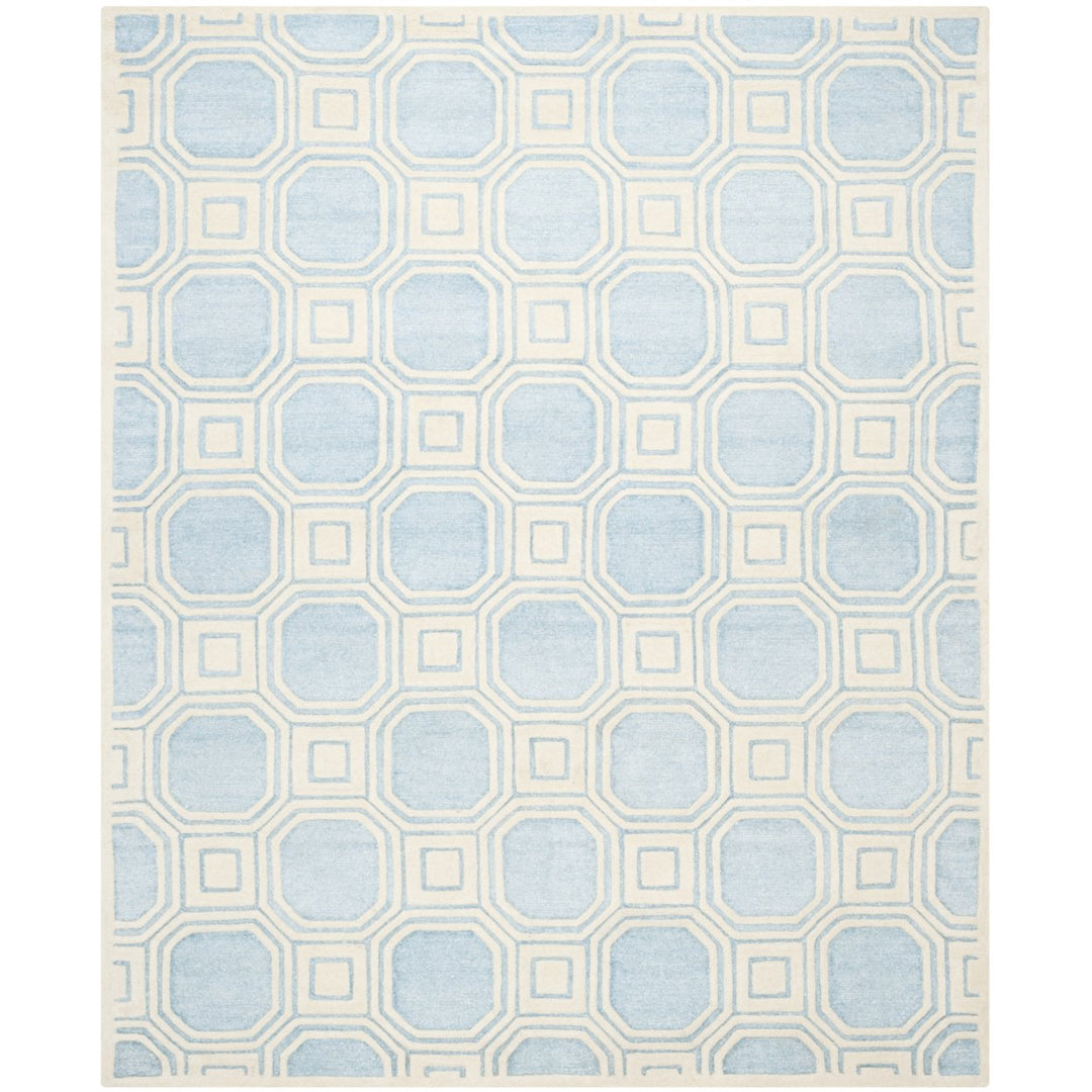 SAFAVIEH Precious PRE153M Handmade Mist Blue Rug Image 1