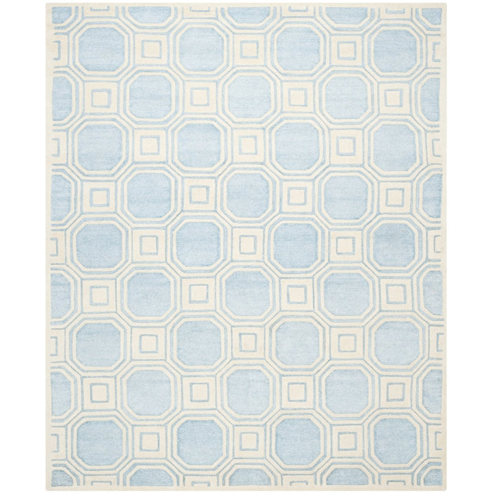 SAFAVIEH Precious PRE153M Handmade Mist Blue Rug Image 1