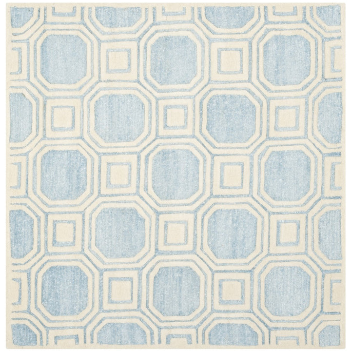 SAFAVIEH Precious PRE153M Handmade Mist Blue Rug Image 6