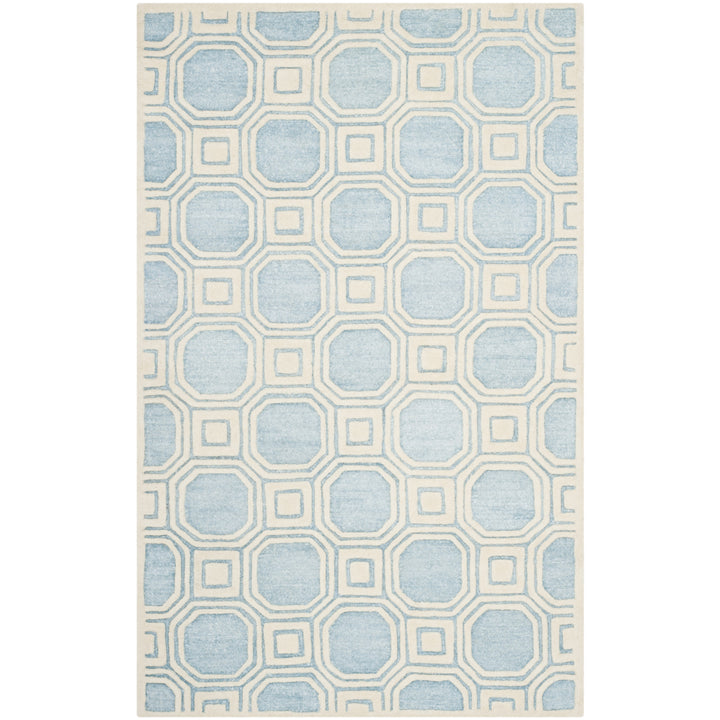 SAFAVIEH Precious PRE153M Handmade Mist Blue Rug Image 8