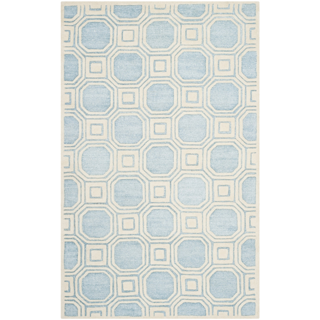 SAFAVIEH Precious PRE153M Handmade Mist Blue Rug Image 1