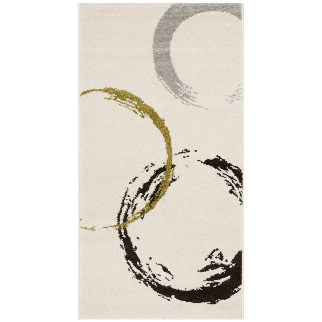 SAFAVIEH Porcello Collection PRL3723A Ivory / Green Rug Image 1