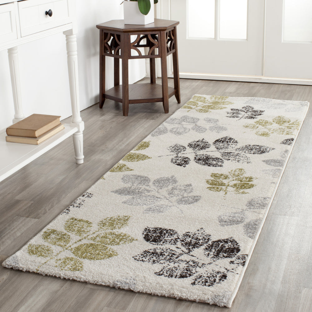 SAFAVIEH Porcello Collection PRL3729A Ivory / Green Rug Image 2