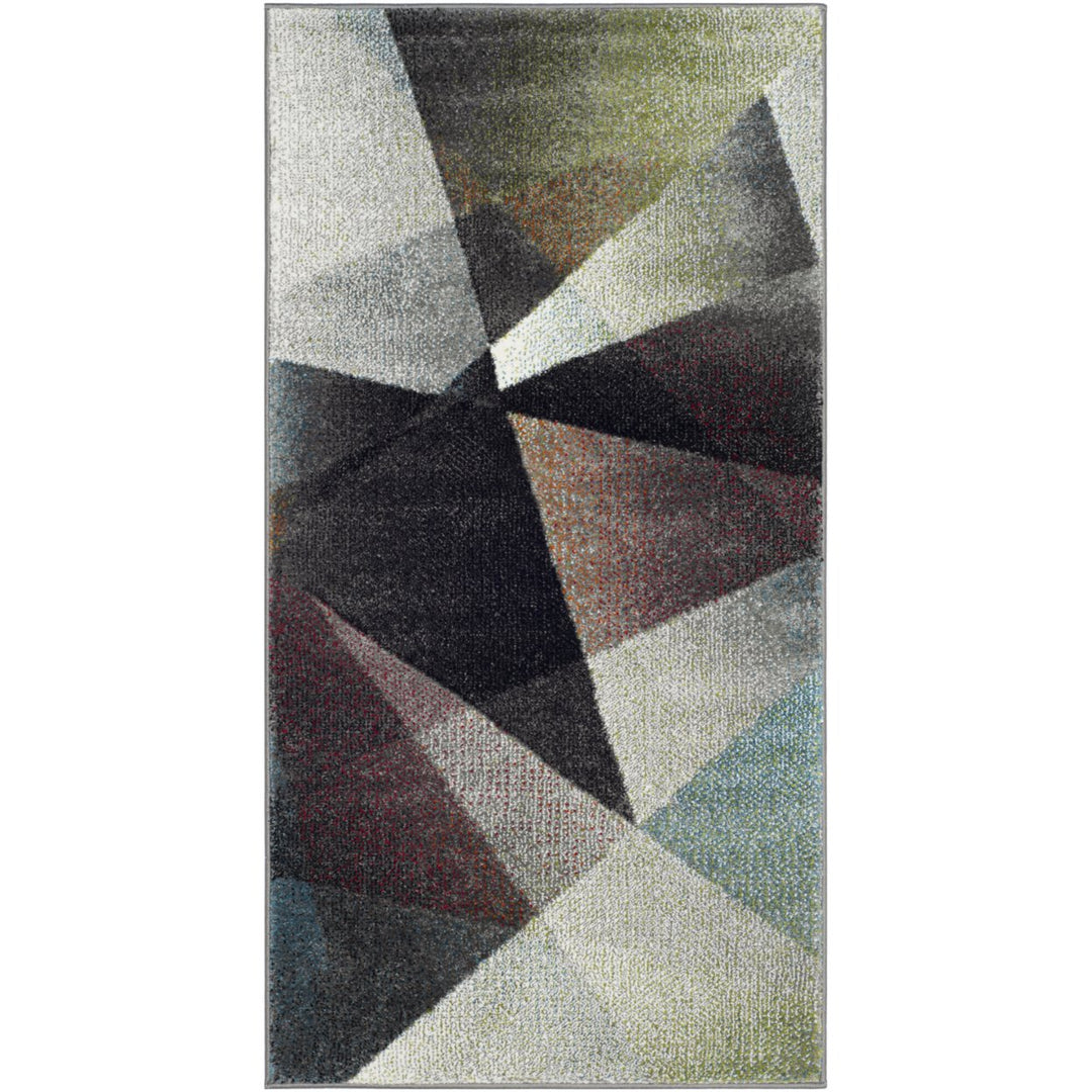 SAFAVIEH Porcello Collection PRL6939B Grey / Multi Rug Image 1