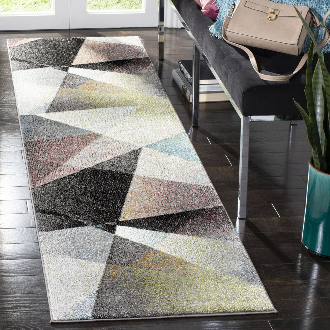 SAFAVIEH Porcello Collection PRL6939B Grey / Multi Rug Image 11