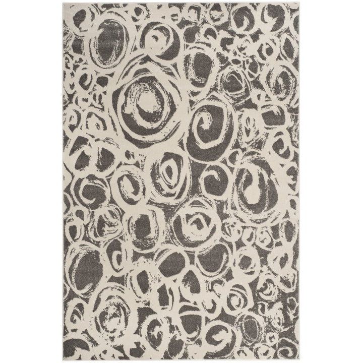 SAFAVIEH Porcello PRL4822D Dark Grey / Ivory Rug Image 1