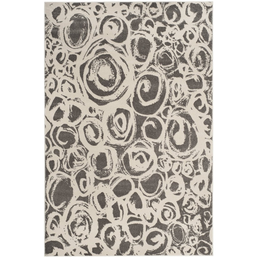 SAFAVIEH Porcello PRL4822D Dark Grey / Ivory Rug Image 1