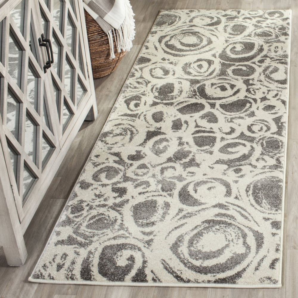 SAFAVIEH Porcello PRL4822D Dark Grey / Ivory Rug Image 2