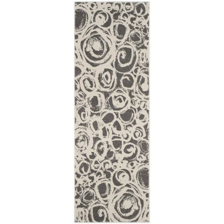 SAFAVIEH Porcello PRL4822D Dark Grey / Ivory Rug Image 3