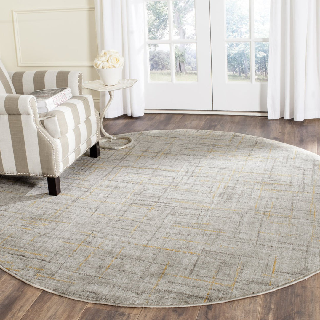 SAFAVIEH Porcello Collection PRL7680A Grey/Dark Grey Rug Image 2