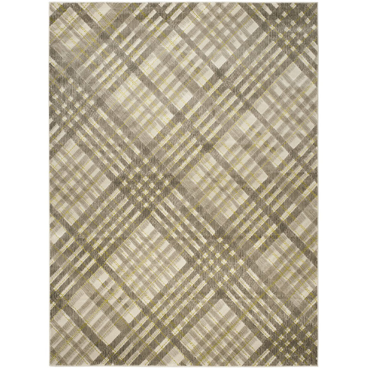 SAFAVIEH Porcello Collection PRL7694A Grey/Dark Grey Rug Image 1