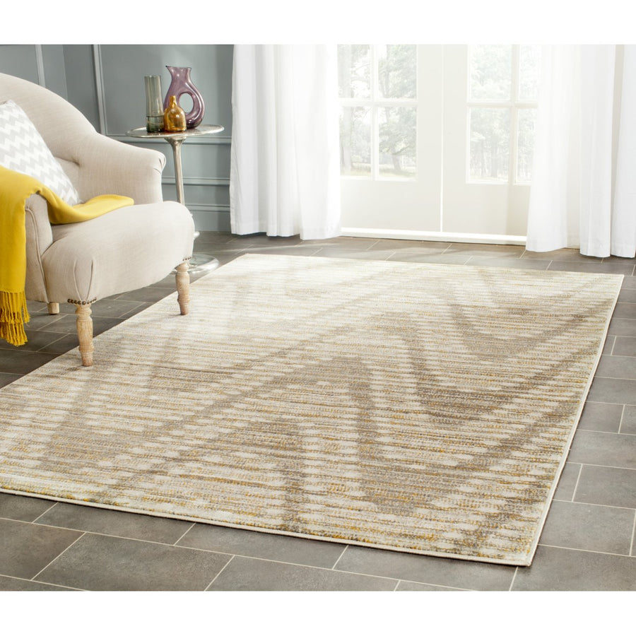 SAFAVIEH Porcello Collection PRL7696A Grey/Dark Grey Rug Image 1