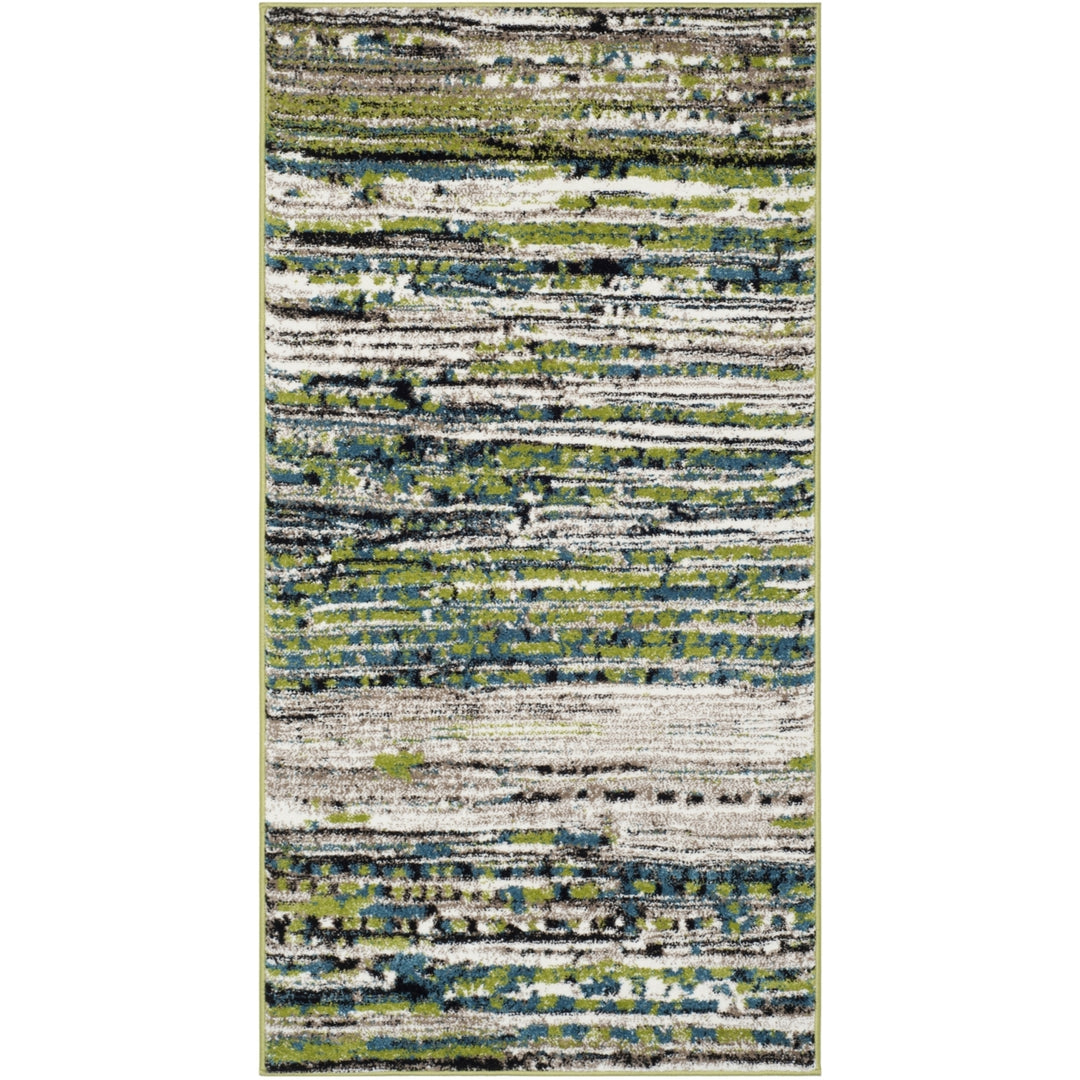 SAFAVIEH Porcello Collection PRL6944L Cream / Green Rug Image 8