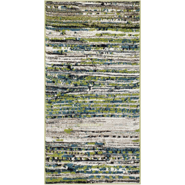 SAFAVIEH Porcello Collection PRL6944L Cream / Green Rug Image 8