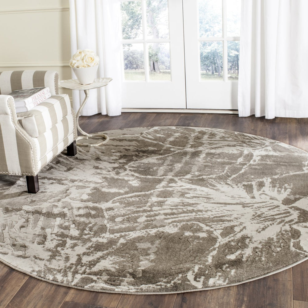 SAFAVIEH Porcello Collection PRL7732A Grey/Dark Grey Rug Image 2