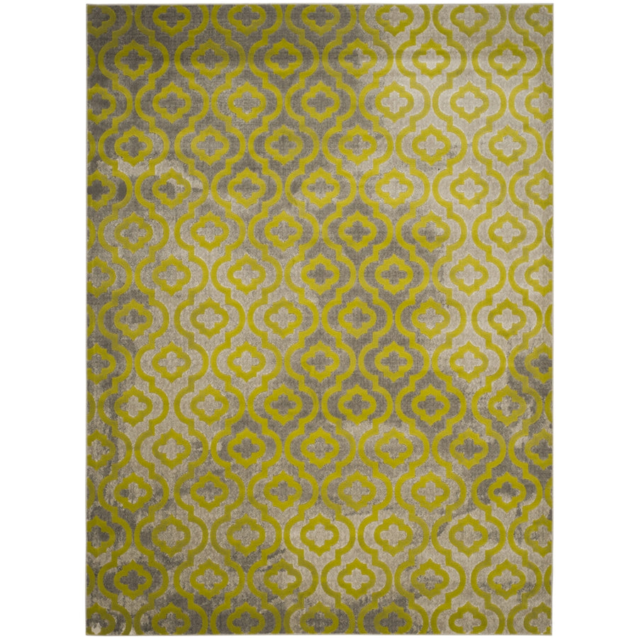 SAFAVIEH Porcello PRL7734G Light Grey / Green Rug Image 1