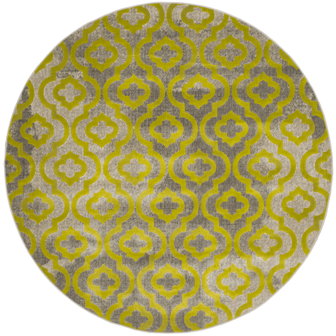 SAFAVIEH Porcello PRL7734G Light Grey / Green Rug Image 4