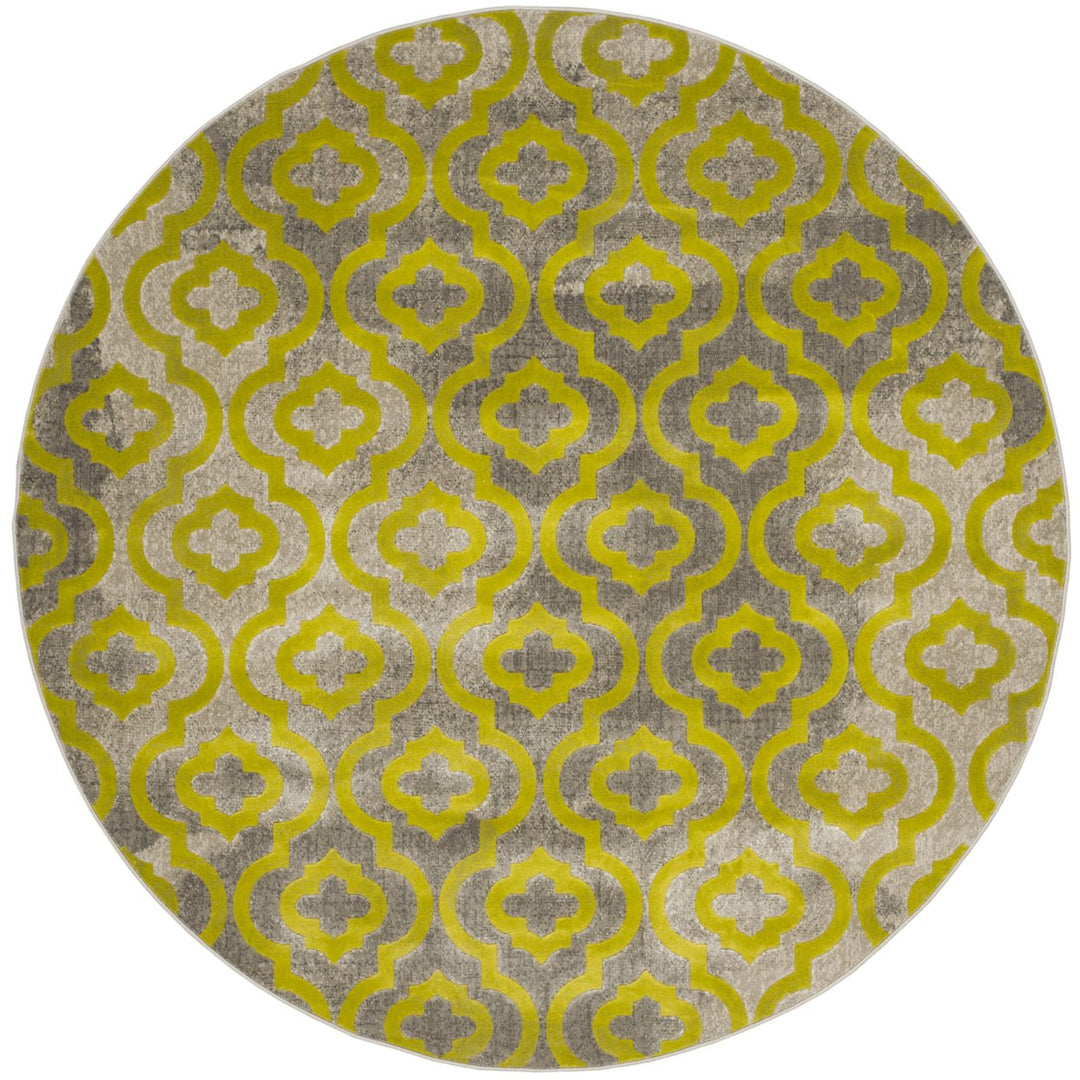 SAFAVIEH Porcello PRL7734G Light Grey / Green Rug Image 1