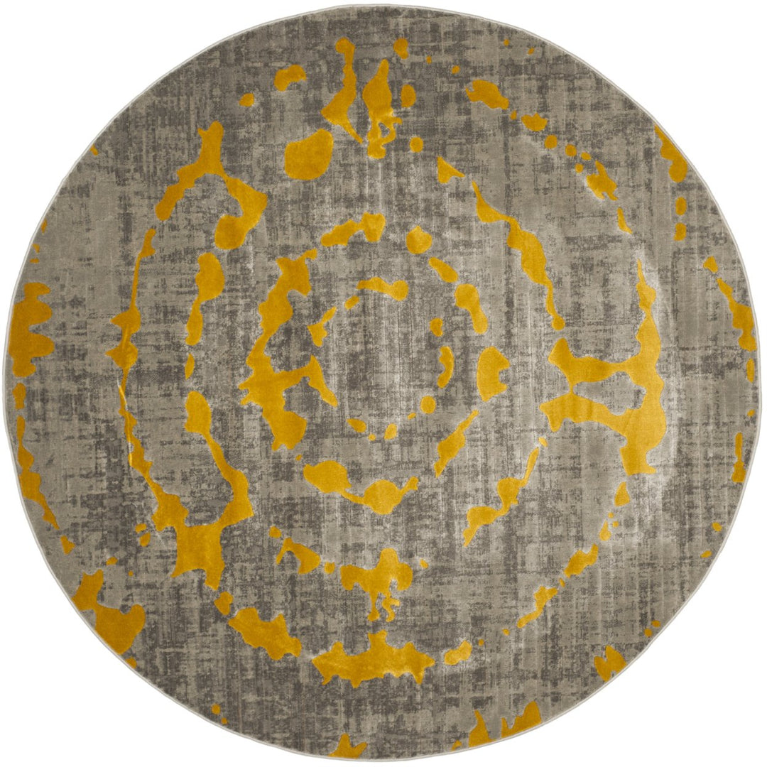 SAFAVIEH Porcello PRL7735C Light Grey / Yellow Rug Image 1