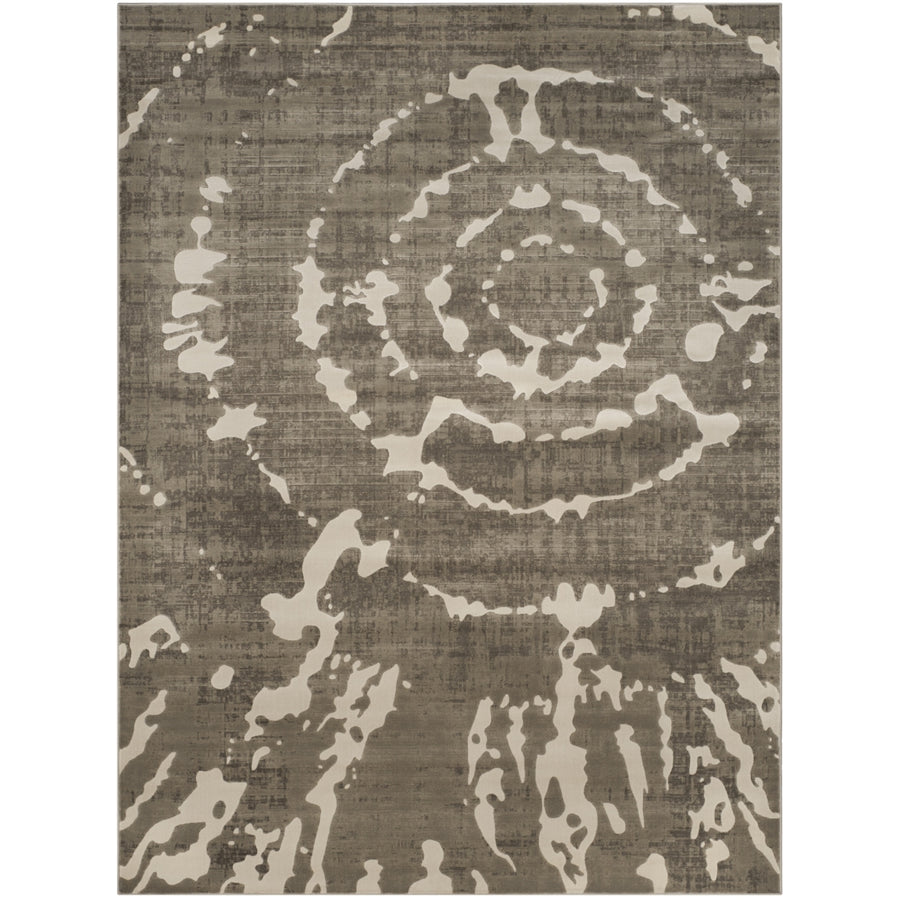 SAFAVIEH Porcello Collection PRL7735E Grey / Ivory Rug Image 1