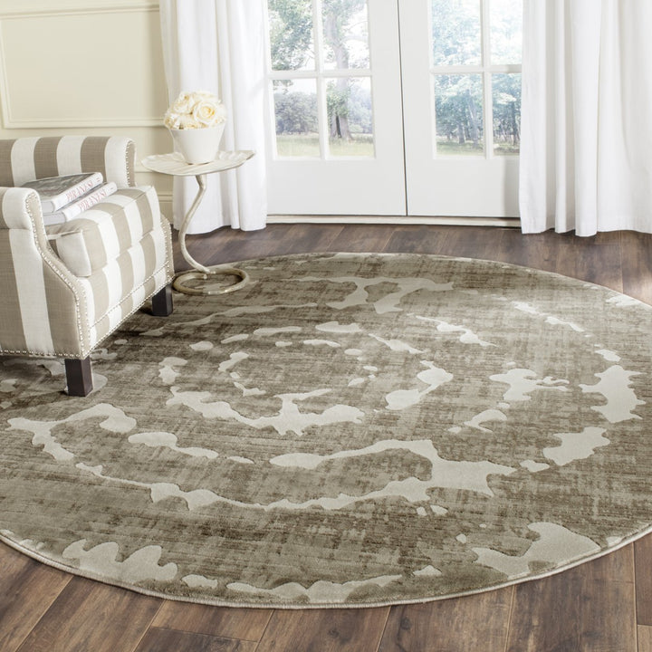 SAFAVIEH Porcello Collection PRL7735E Grey / Ivory Rug Image 2