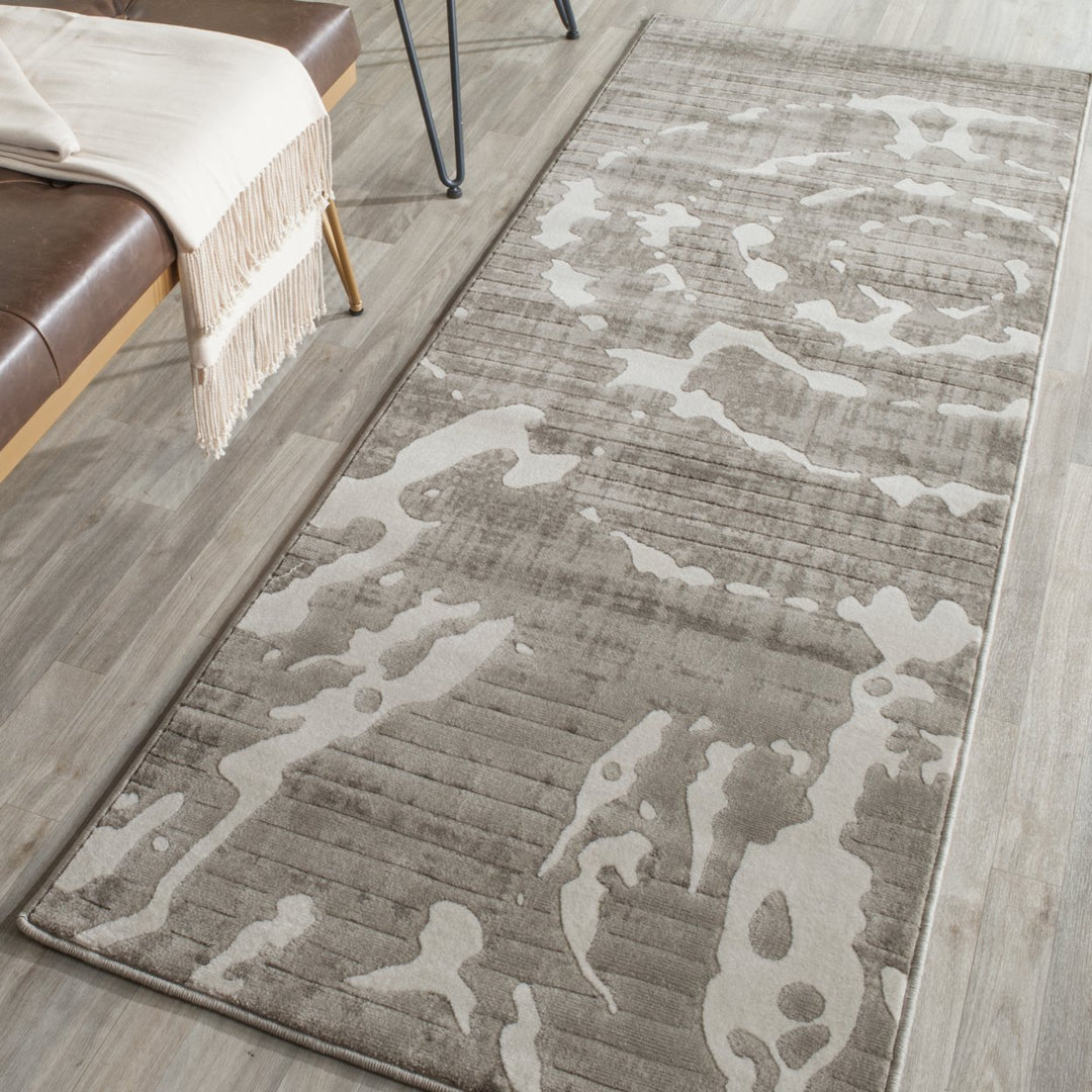 SAFAVIEH Porcello Collection PRL7735E Grey / Ivory Rug Image 3