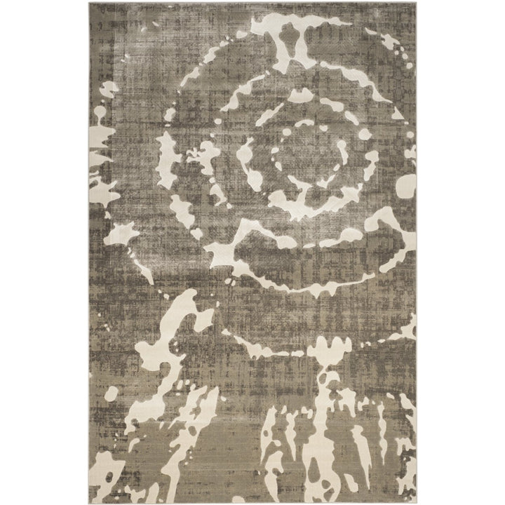 SAFAVIEH Porcello Collection PRL7735E Grey / Ivory Rug Image 9