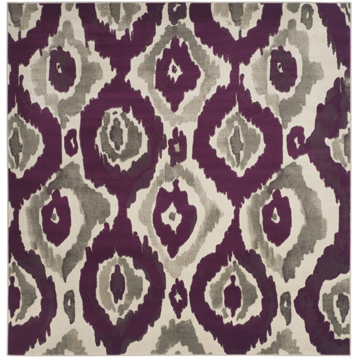 SAFAVIEH Porcello Collection PRL7736B Ivory / Purple Rug Image 1