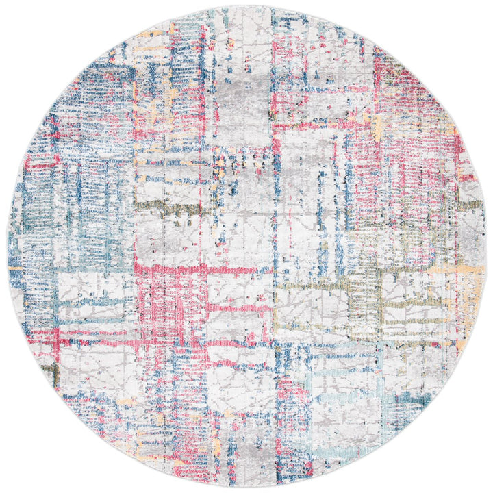 SAFAVIEH Porcello Collection PRL970A Ivory / Blue Rug Image 1