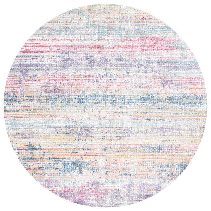 SAFAVIEH Porcello Collection PRL984A Ivory / Blue Rug Image 4