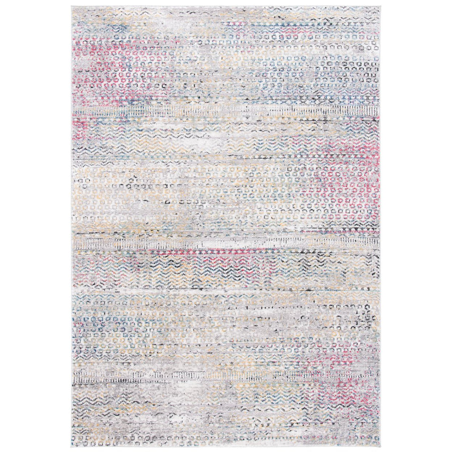 SAFAVIEH Porcello Collection PRL994A Ivory / Grey Rug Image 1