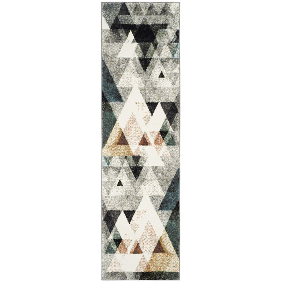 SAFAVIEH Porcello Collection PRLB6938C Grey / Blue Rug Image 2