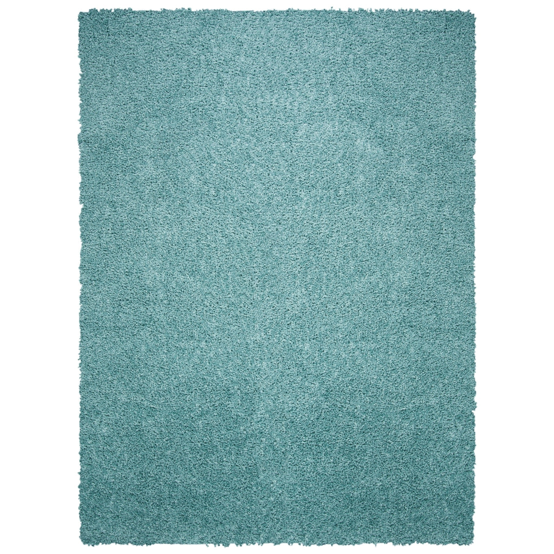 SAFAVIEH Primo Shag Collection PRM300J Aqua Rug Image 1