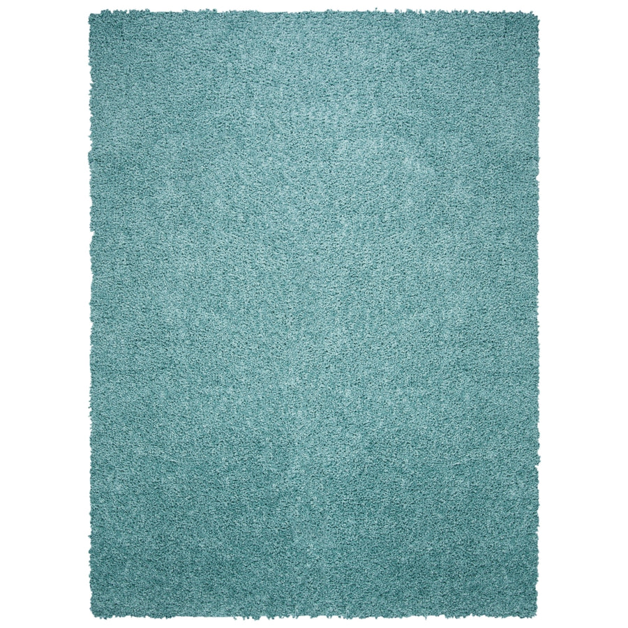 SAFAVIEH Primo Shag Collection PRM300J Aqua Rug Image 1