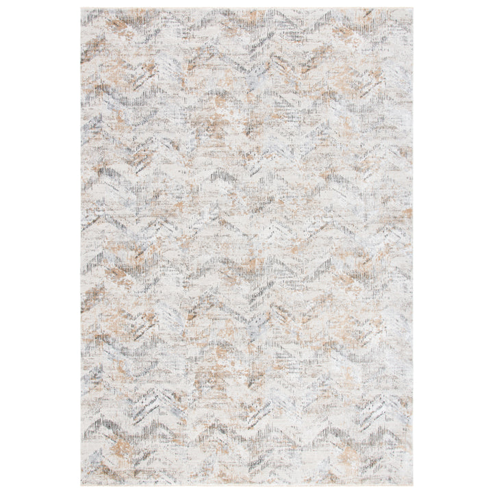 SAFAVIEH Princeton Collection PRN535A Ivory / Grey Rug Image 1