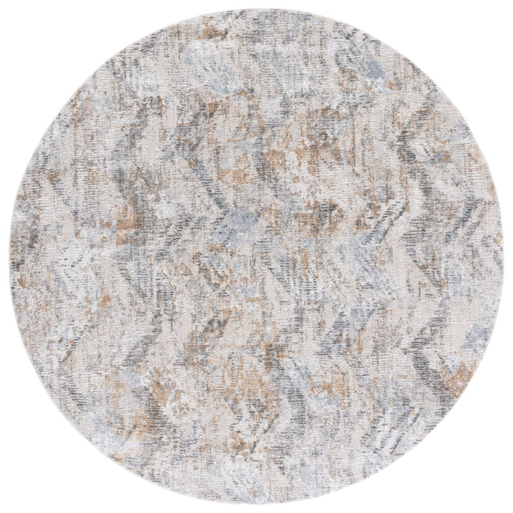 SAFAVIEH Princeton Collection PRN535A Ivory / Grey Rug Image 1