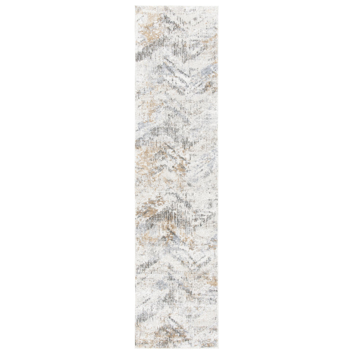 SAFAVIEH Princeton Collection PRN535A Ivory / Grey Rug Image 5