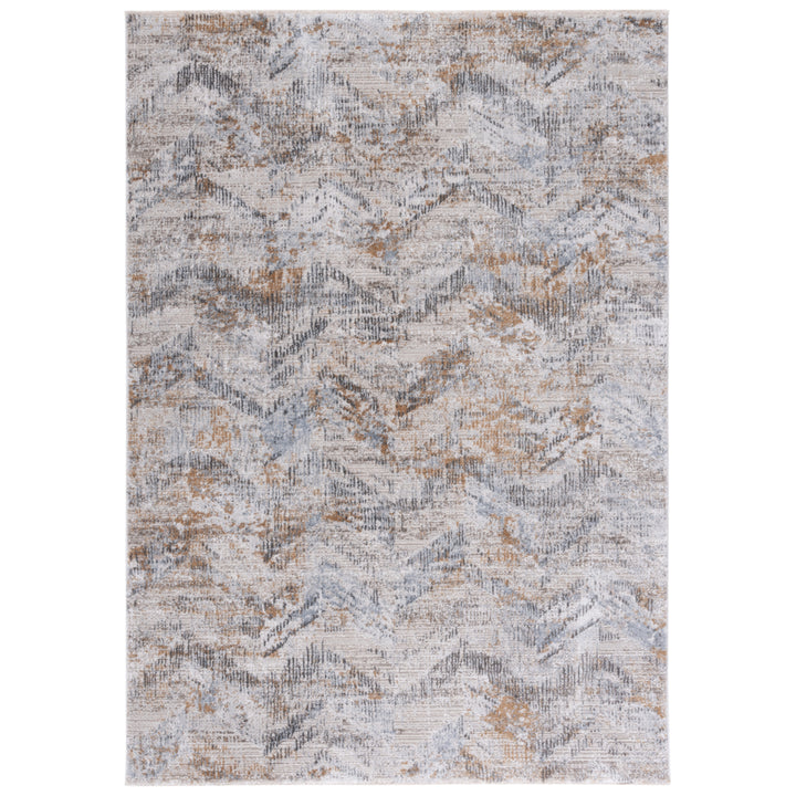 SAFAVIEH Princeton Collection PRN535A Ivory / Grey Rug Image 7