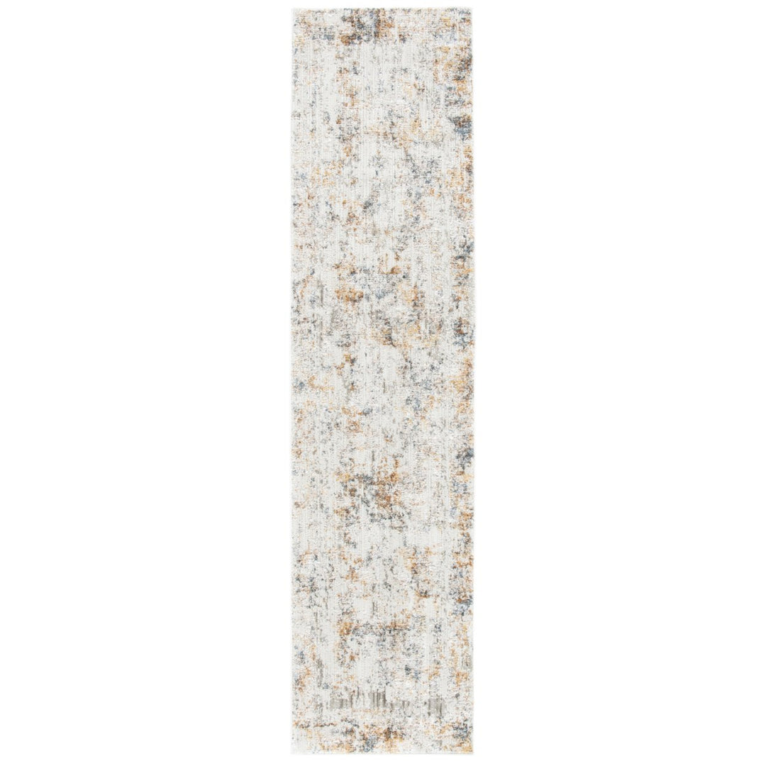 SAFAVIEH Princeton Collection PRN570A Ivory / Grey Rug Image 1