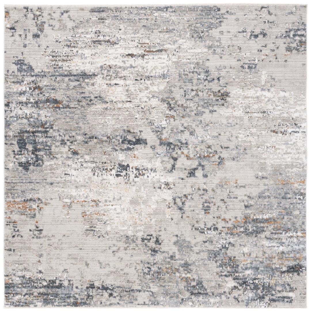 SAFAVIEH Princeton Collection PRN592F Grey / Ivory Rug Image 1