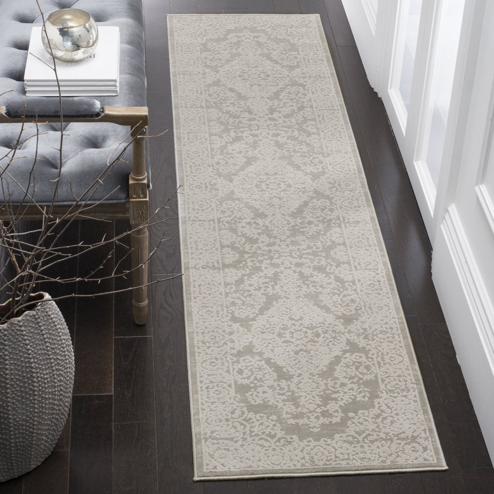 SAFAVIEH Princeton Collection PRN713G Grey / Beige Rug Image 2