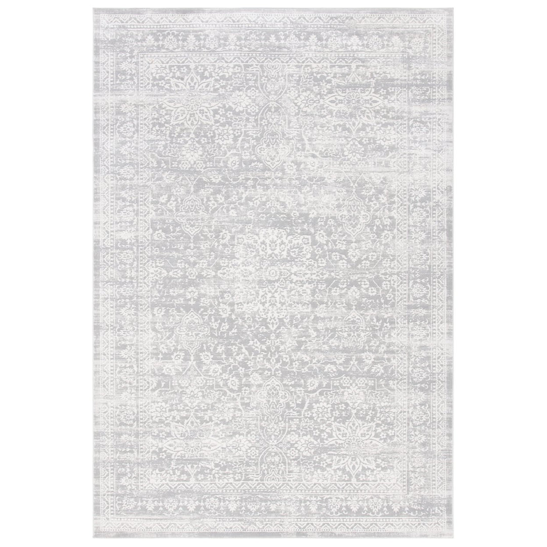 SAFAVIEH Princeton Collection PRN712G Grey / Beige Rug Image 1