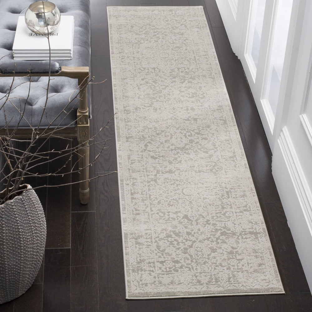 SAFAVIEH Princeton Collection PRN712G Grey / Beige Rug Image 2